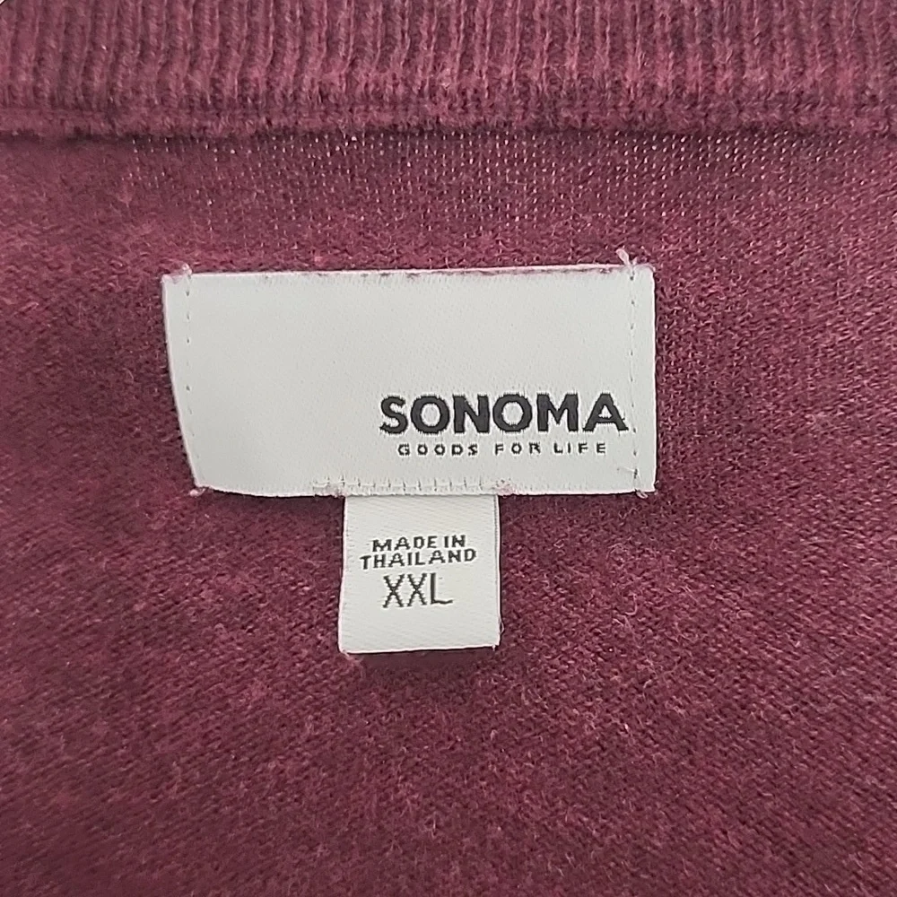 SONOMA  MEN'S PULLOVER SWEATER XXL - Picture 4 of 10